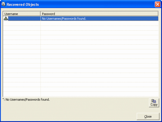 MDW Password Recovery