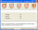 Recover password - Peachtree Password Recovery