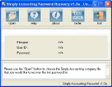 Simply Accounting Password Recovery
