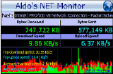 Main window of Aldo's NET Monitor