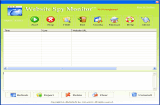 Main window of Website Spy Monitor