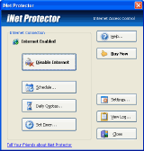 Main interface - iNet Protector