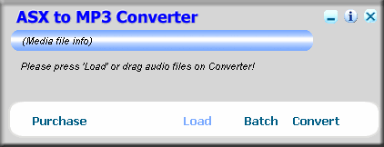 ASX to MP3 Converter main window