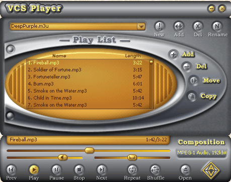 Screenshot - Player pane