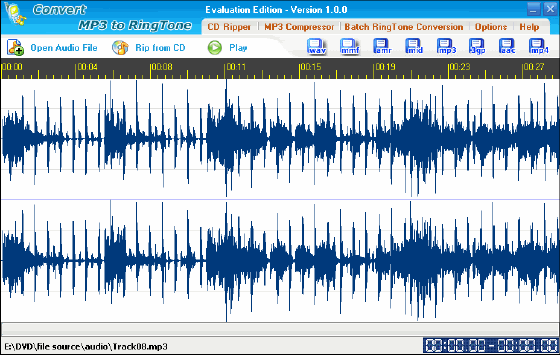 Convert MP3 to Ringtone
