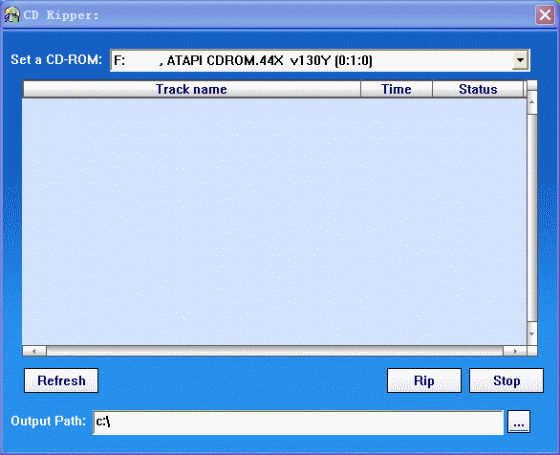 screenshot of CD Ripper