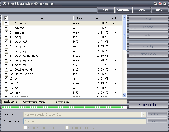 Convert audio - Xilisoft Audio Converter