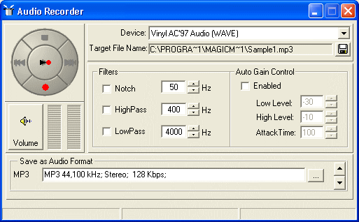 Audio Recorder screenshot