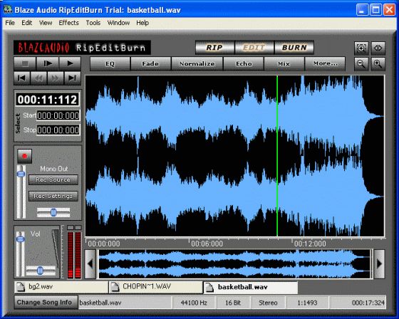 Screenshot of RipEditBurn