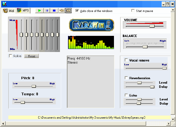 MP3 player - KaraWin Pro