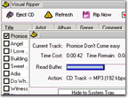 screenshot of Visual MP3