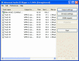 Main window of Advanced Audio CD Ripper