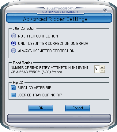 Settings - BPS CD Ripper / Grabber