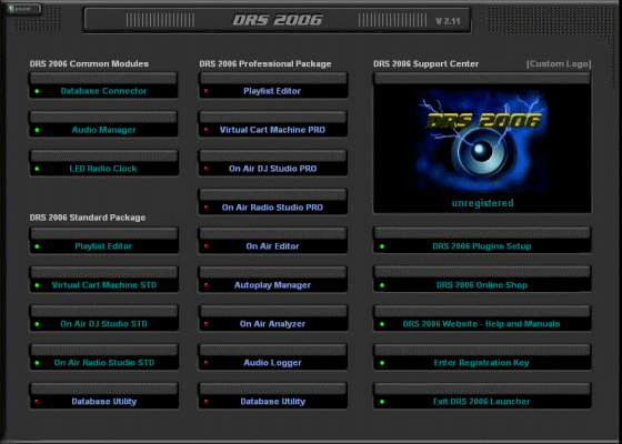 The Screenshot of DRS 2006 Launcher