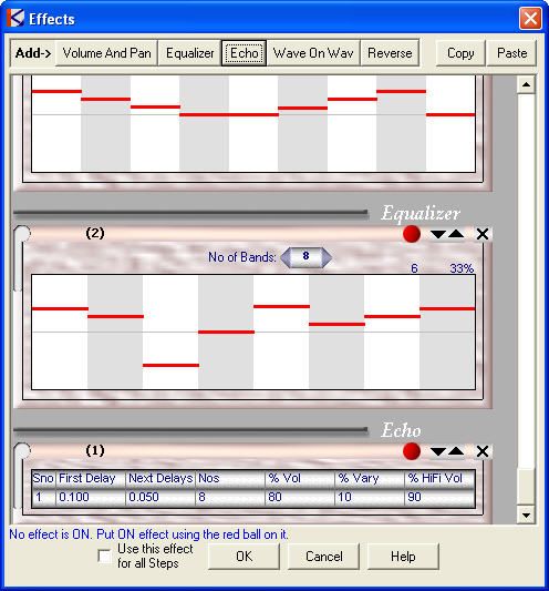 Screenshot of FlexiMusic Composer