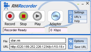 screenshot of recording audio