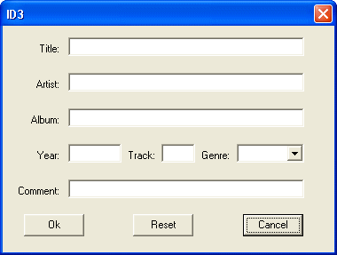 ID3 editor