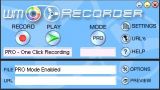 the main window of the wm_recorder