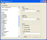 convert CSV file to SQL/HTML - CSV Converter