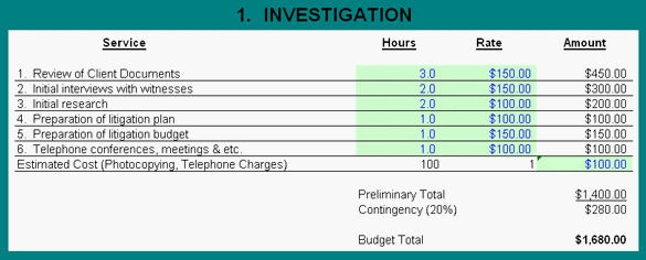 Investigation Tracker Screenshot