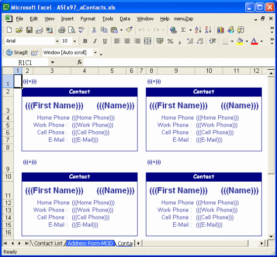 printData for Excel