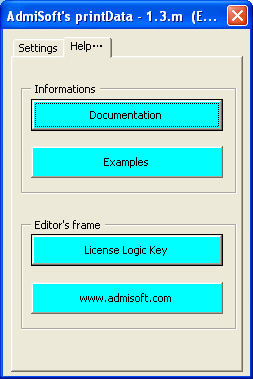 printData for Excel