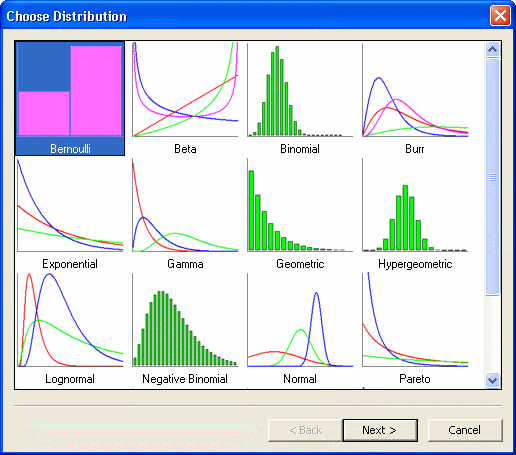 fill from distribution