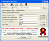 The Screenshot of ACT-To-Outlook Convert