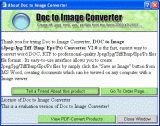 The Screenshot of DOC to Image Converter