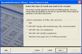 Screenshot of SpreadsheetConverter to ASP ASP.NET