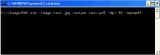 Image to PDF Command Line Tool