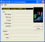 The Screenshot of PDF2HTML