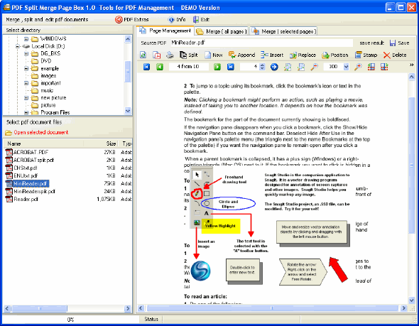 Page Management - PDF Split Merge Page BoX