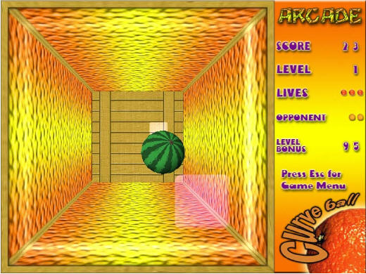 The Screenshot of 3D CurveBall