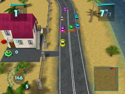 The Screenshot of Arcade Race