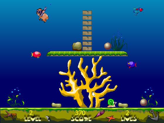 The Screenshot of Treasure Frogman