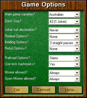 Game options