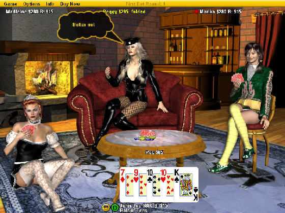 The Game Screenshot of Pinup Strip Poker