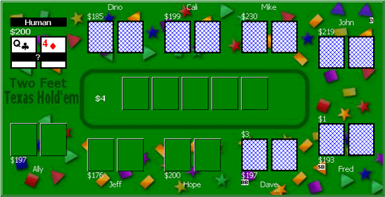 Two Feet Texas Hold'em Standard