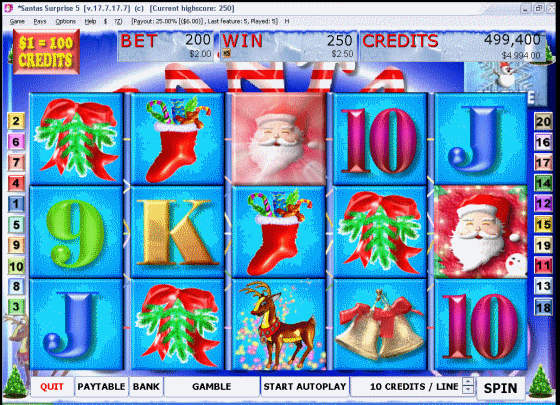 Screenshots of Santas Surprise - Main window