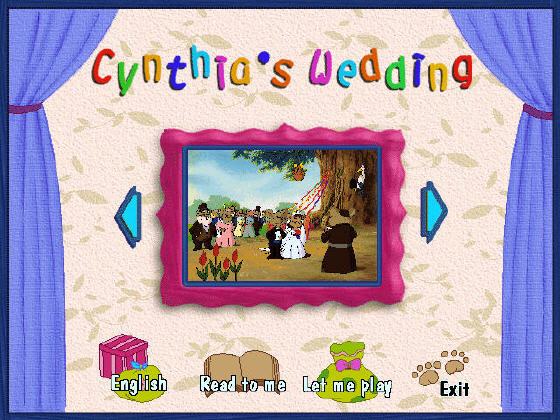 main window of Cynthia's wedding