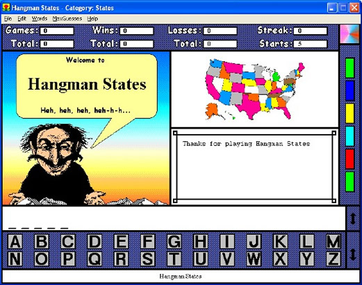 Hangman States for Windows