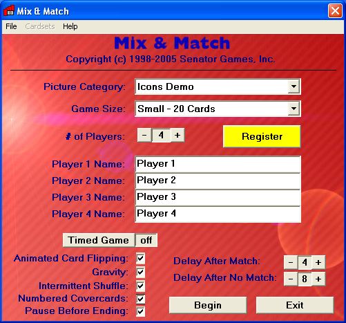 The Screenshot of Mix & Match