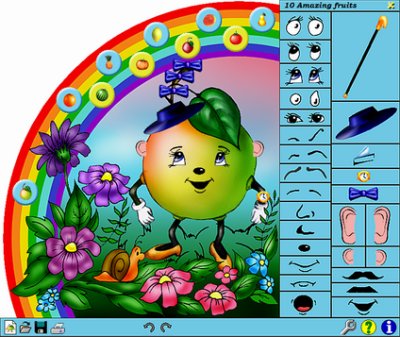 Beautiful screenshot of Ten Amazing Fruits