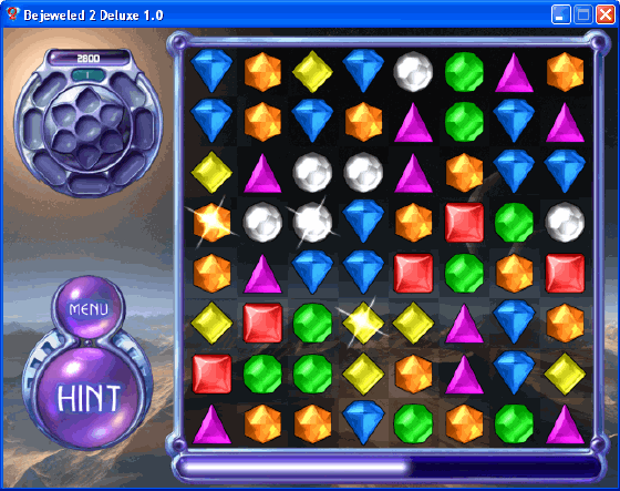 endless mode - Bejeweled 2