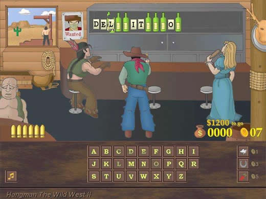 Hangman The Wild West - screenshot