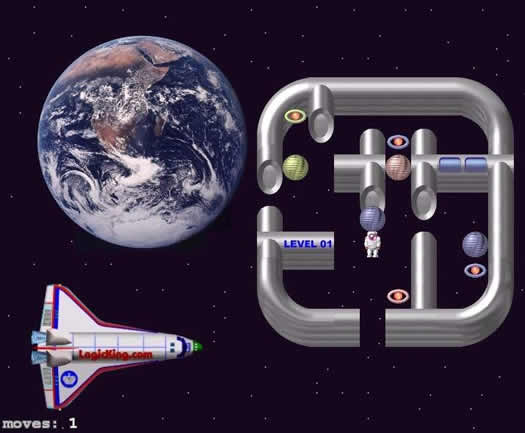 Space Docker Sokoban - screenshot