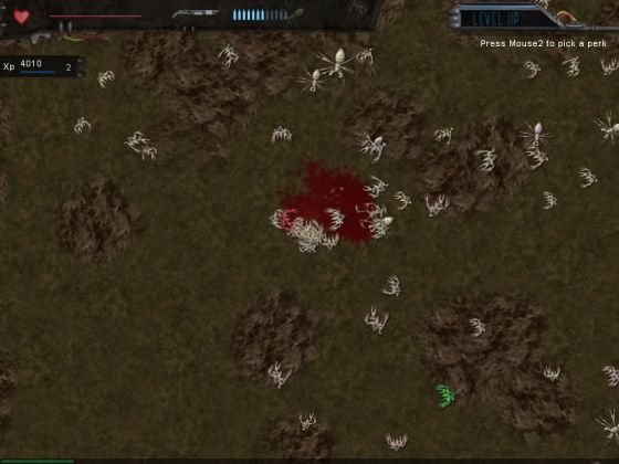 The Screenshot of Crimsonland