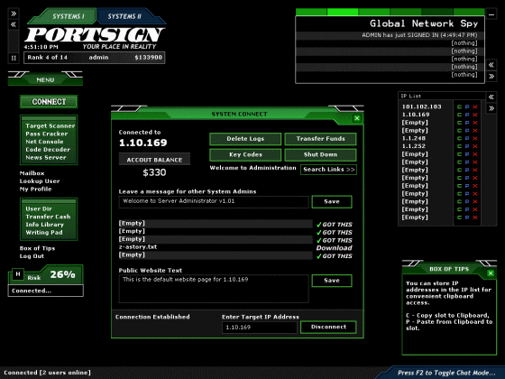 Cracking in portsign - PortSign Account
