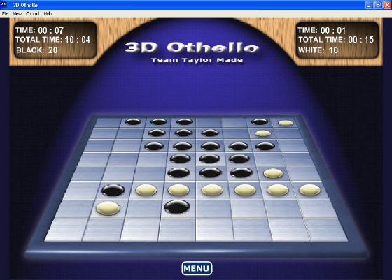 The Screenshot of 3D Othello